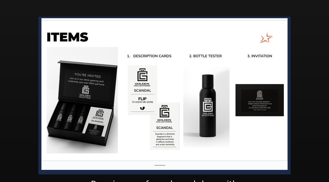 Golden Selection Perfume Box